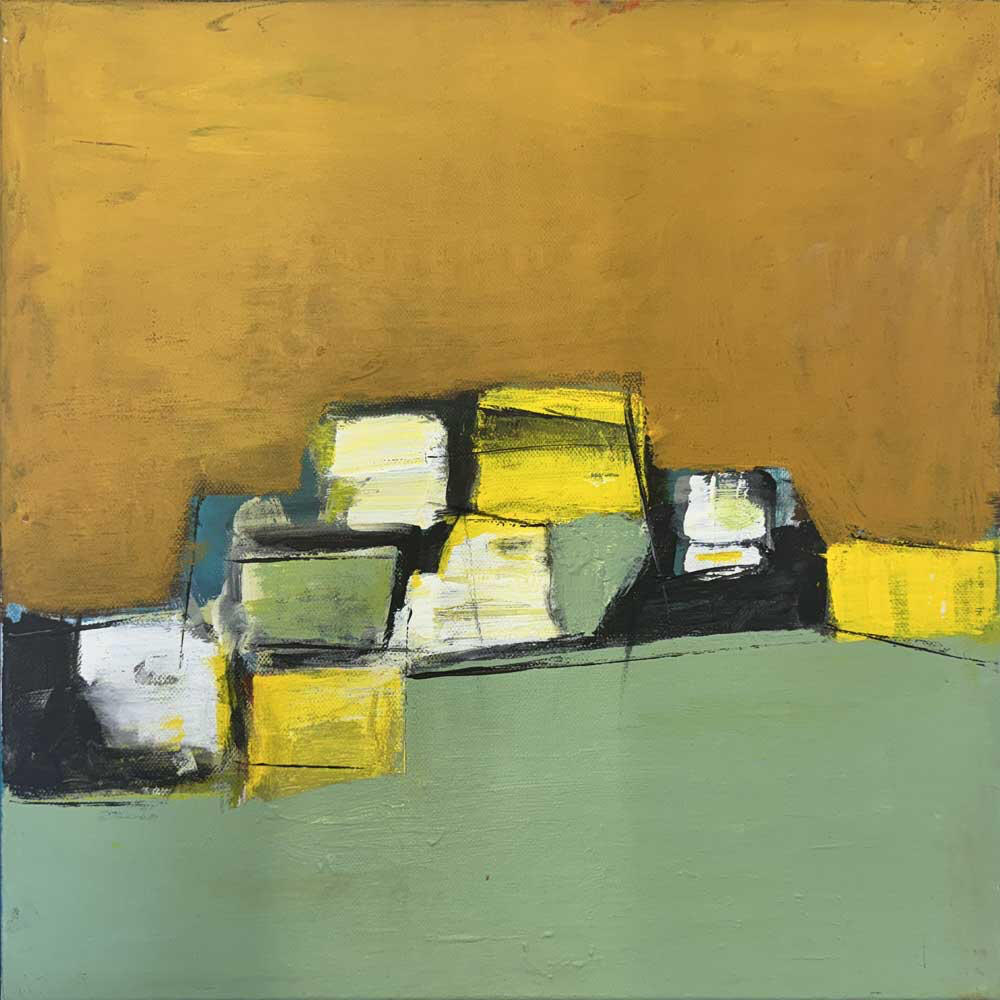 Es waren mal Häuser | Ursula Freiwald | Acryl